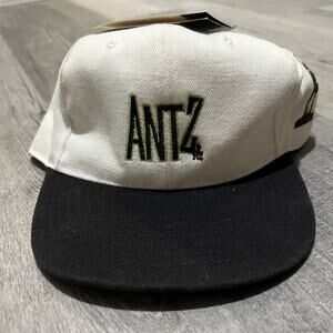 Vintage ANTZ Movie Promo Hat NWT 90s White Embroidered Cartoon Animated